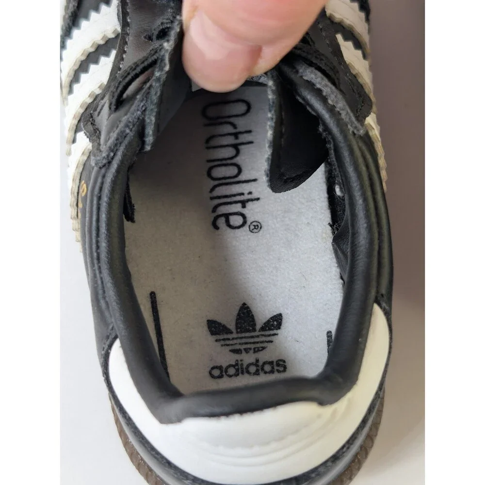 adidas Classic Samba OG Kids' Size 6K Shoes White/Black